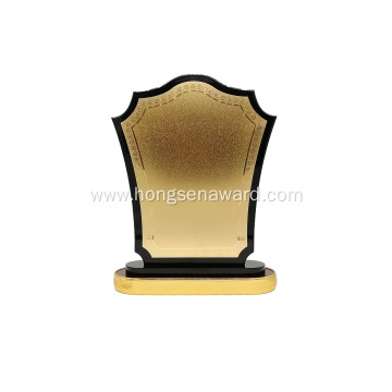 Stock Souvenir Wooden award plaque frame trophy